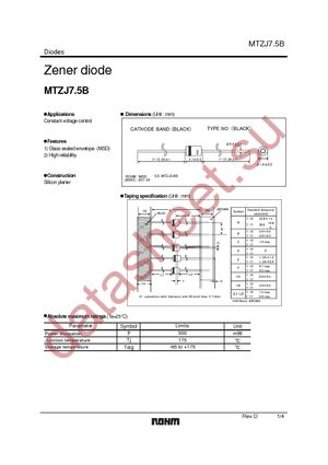 MTZJT-777.5B datasheet  