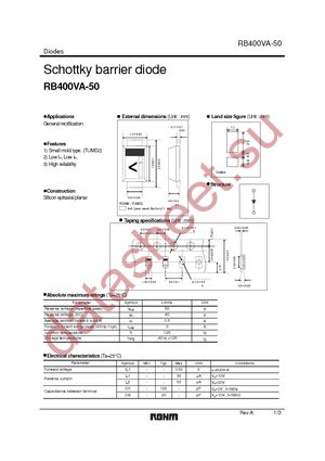 RB400VA-50TR datasheet  