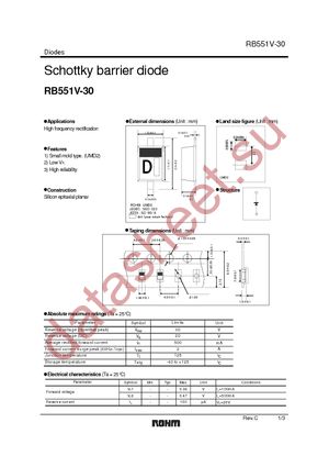 RB551V-30TE-17 datasheet  