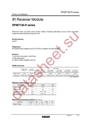 RPM7136-V4R datasheet  
