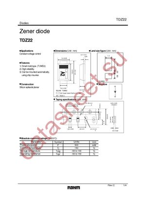 TDZTR22 datasheet  