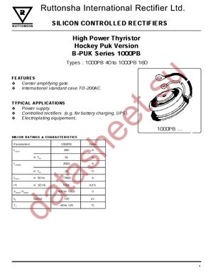 1000PB140 datasheet  