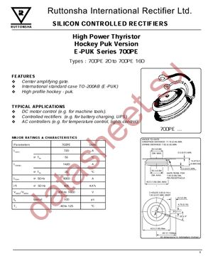 700PE80 datasheet  