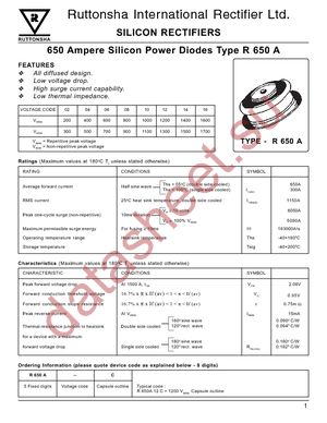 R650A10C datasheet  