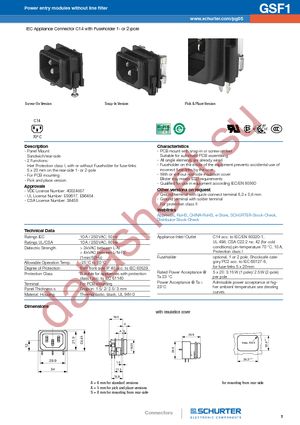 GSF1.0202.31 datasheet  