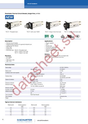 T9-311C-15 datasheet  