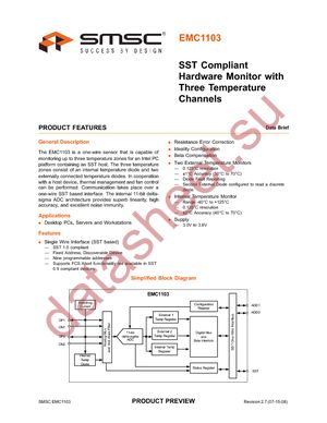 EMC1103-ACZL-TR datasheet  