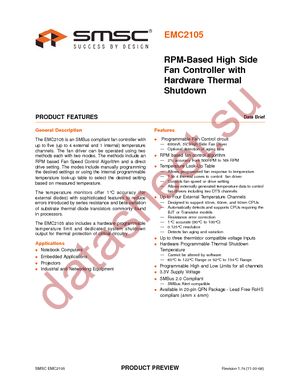 EMC2105-BP-TR datasheet  