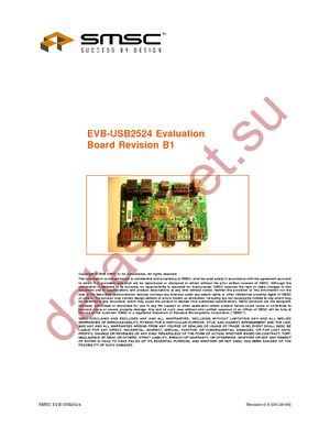 EVB-USB2524 datasheet  