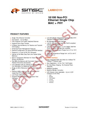 LAN91C111-NC datasheet  