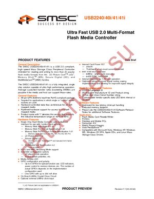USB2240-AEZG-XX datasheet  