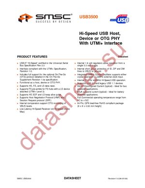USB3500-ABZJ datasheet  