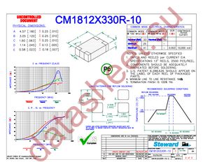 CM1812X330R-10 datasheet  