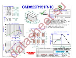 CM3822R151R-10 datasheet  