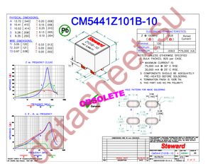 CM5441Z101B-10 datasheet  