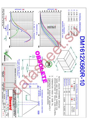 DM1612X560R-10 datasheet  