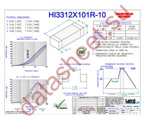 HI3312X101R-10 datasheet  