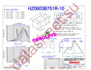 HZ0603B751R-10 datasheet  