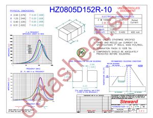 HZ0805D152R-10 datasheet  