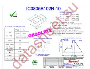 IC0805B102R-10 datasheet  
