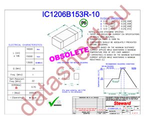 IC1206B153R-10 datasheet  