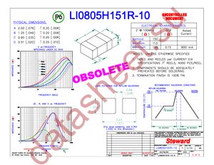 LI0805H151R-10 datasheet  