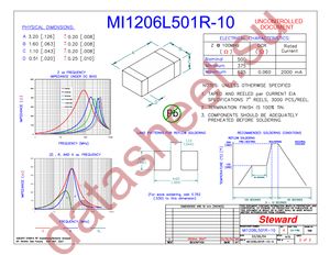 MI1206L501R-10 datasheet  
