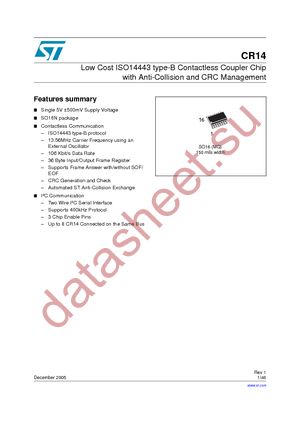 CR14-MQP/1GE datasheet  