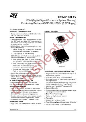 DSM2190F4V-15K6 datasheet  