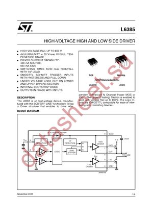 E-L6385D013TR datasheet  