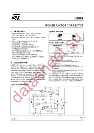 E-L6561D013TR datasheet  