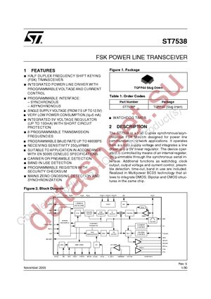 EVALST7538-1 datasheet  