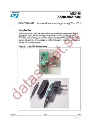 EVALTSM1052 datasheet  