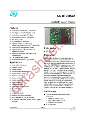 GS-BT2416C1.H datasheet  