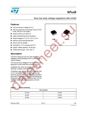 KF33BD-TR datasheet  