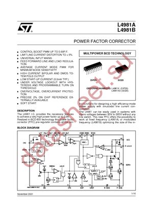 L4981AD datasheet  