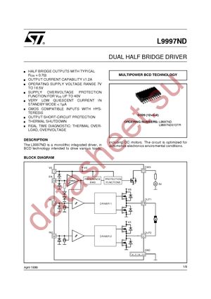 L9997ND datasheet  