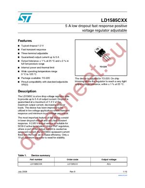 LD1585CD2T12R datasheet  