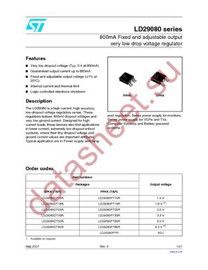 LD29080DT50R datasheet  