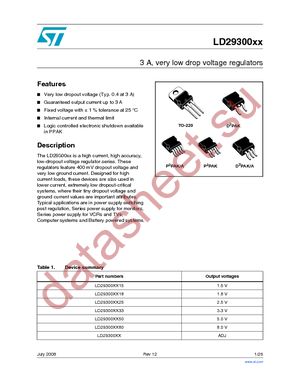 LD29300P2M datasheet  