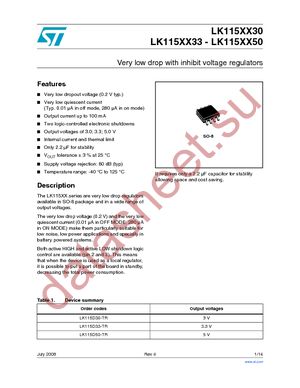 LK115D33-TR datasheet  