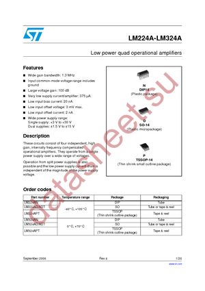 LM224ADT datasheet  