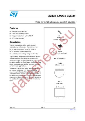 LM234DT datasheet  