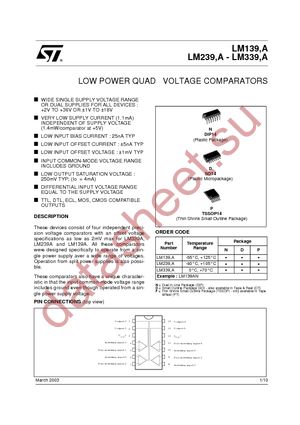 LM239AD datasheet  