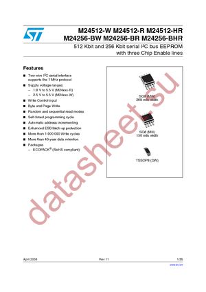 M24512-WMW6 datasheet  