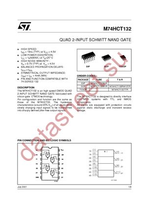 M74HCT132B1R datasheet  