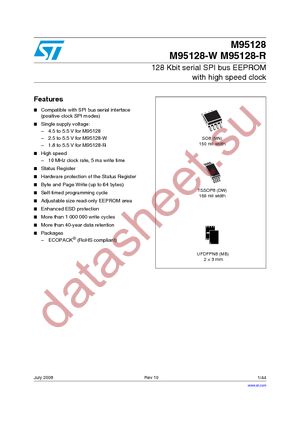 M95128-WMN6T datasheet  