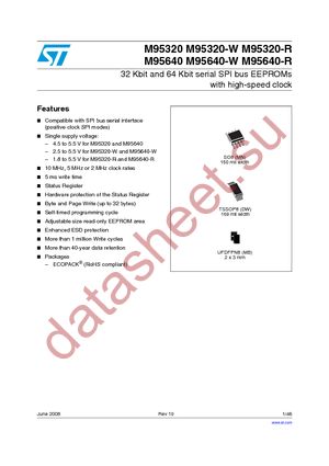 M95320-MN3T datasheet  