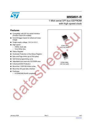 M95M01-RMW6TG datasheet  