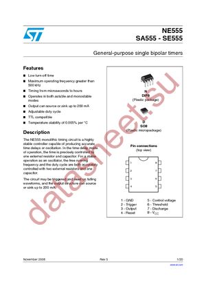 NE555DT datasheet  